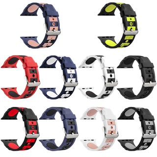 Dây đeo tay bằng silicone mềm 38 mm 42 mm) cho iwatch series 5 / 4 / 3 / 2 / 1