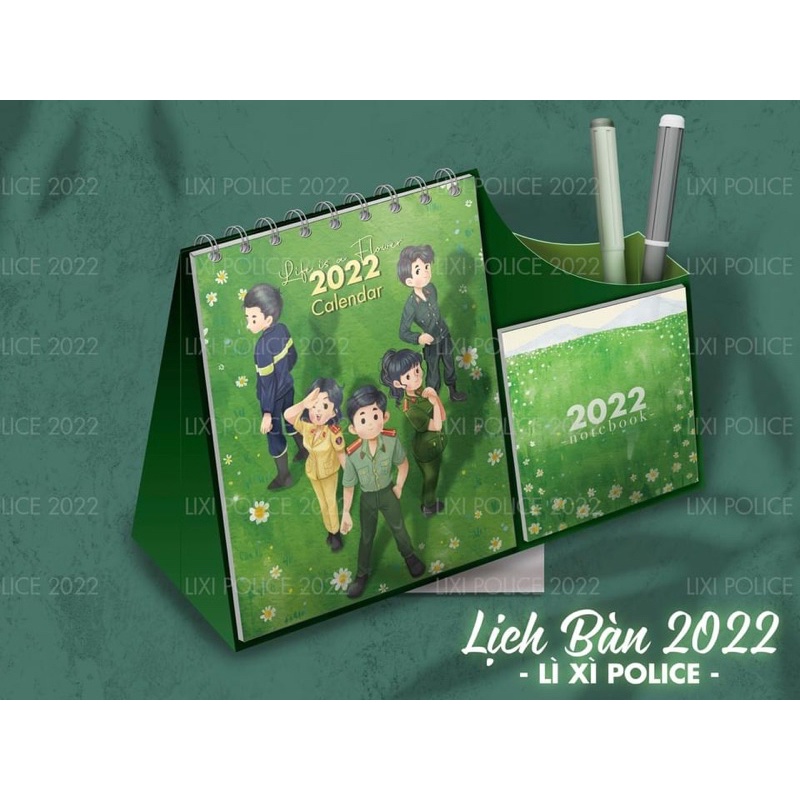 lịch chibi công an