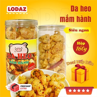 Da heo mắm hành hộp 160g đồ ăn vặt siêu ngon LODAZ tại Hà Nội