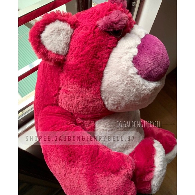 Gấu bông dâu tây Lotso Bear ToyStory3 lông mịn cao cấp thơm mùi kẹo dâu nhẹ
