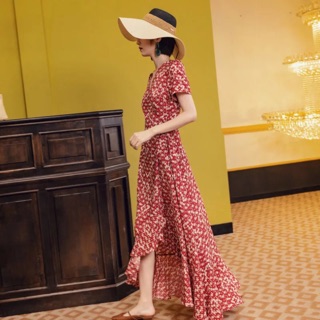 Đầm maxi đi biển