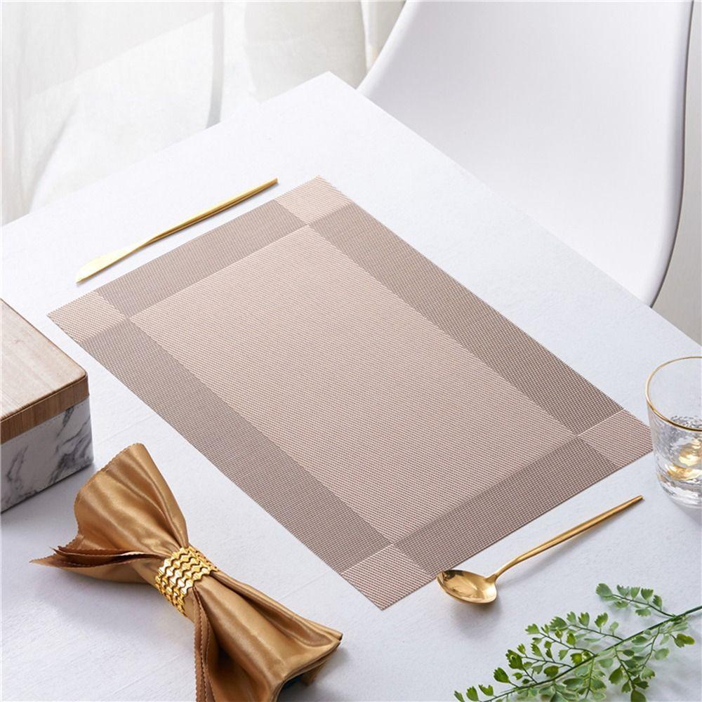 Tấm Lót Bàn Ăn Cách Nhiệt Chống Trượt Phong Cách Phương Tây