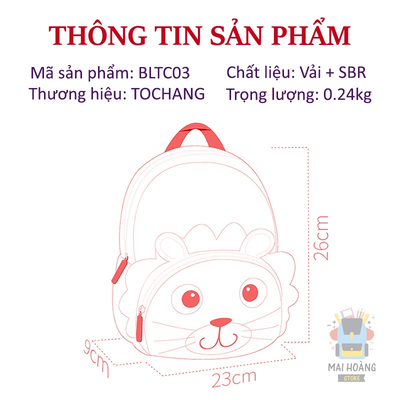 Balo bé đi mẫu giáo kiểu dáng hình động vật đáng yêu, siêu bền - chất liệu nhẹ, an toàn với trẻ nhỏ