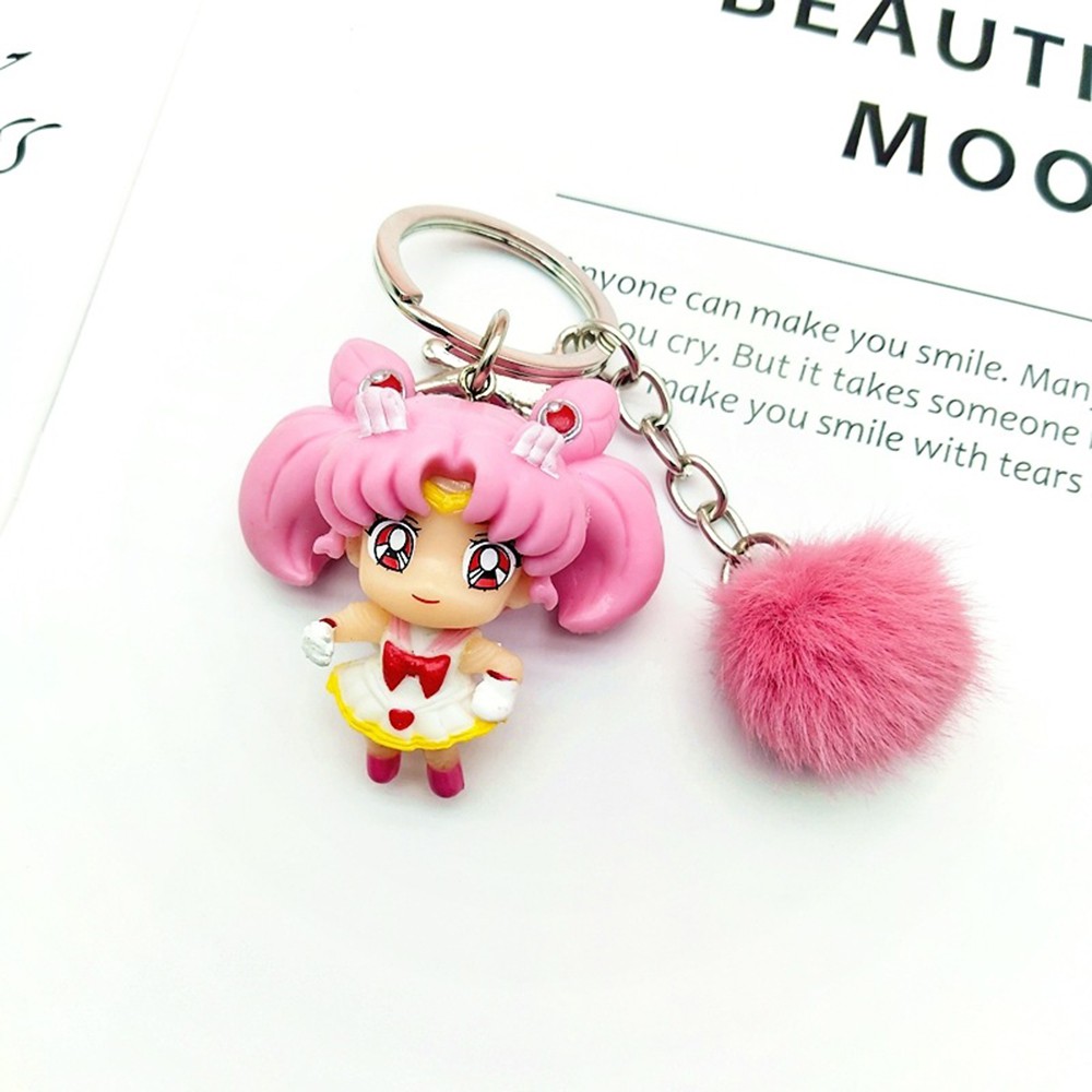 Móc khóa hình thủy thủ mặt trăng SAILOR MOON dễ thương