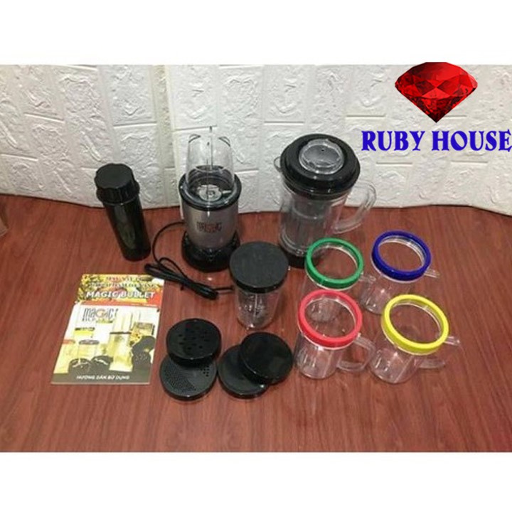 Máy xay đa năng Magic Bullet CHÍNH HÃNG 21 chi tiết, Máy xay cao cấp 2020-Ruby House