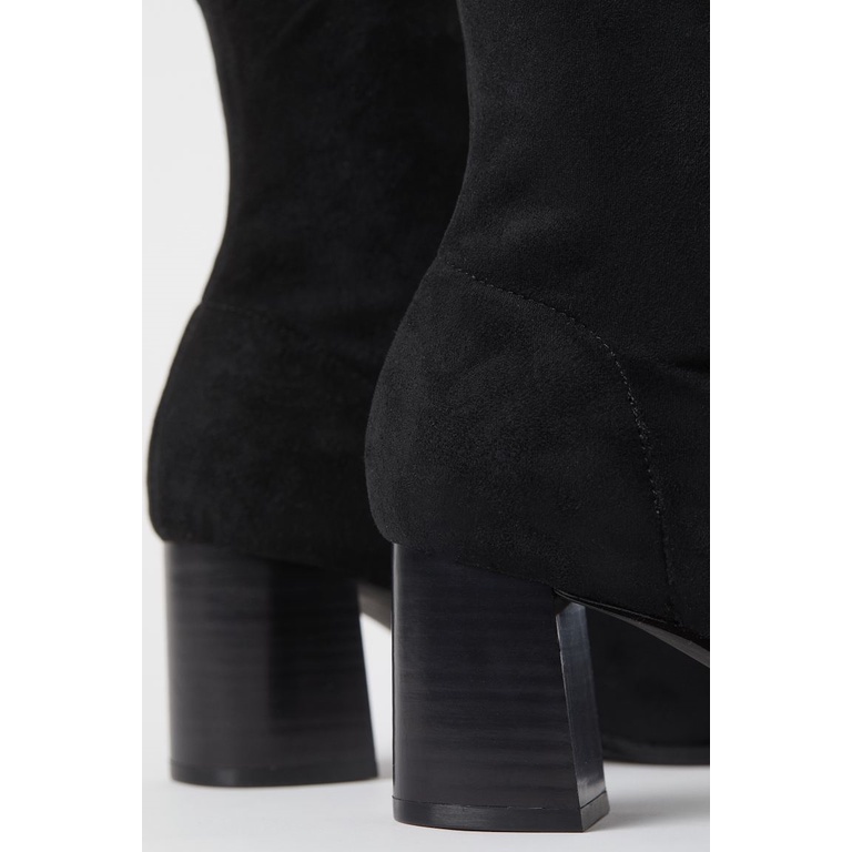 Boot vải mềm HM cao 6cm đi êm - Không mỏi chân