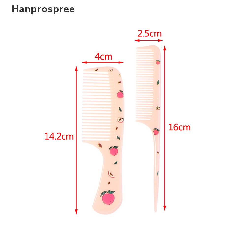 Bộ 2 Lược Chải Tóc Chống Tĩnh Điện Cho Bé Gái