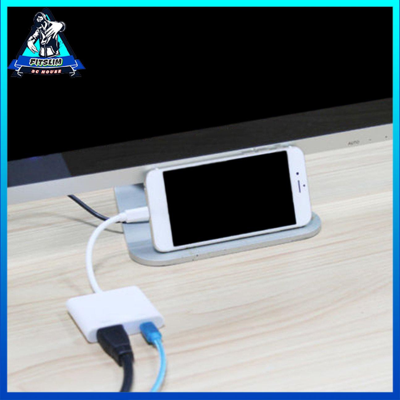 Cáp chuyển đổi Lightning sang HDMI Truyền hình kỹ thuật số AV Plug & Play cho iPhone