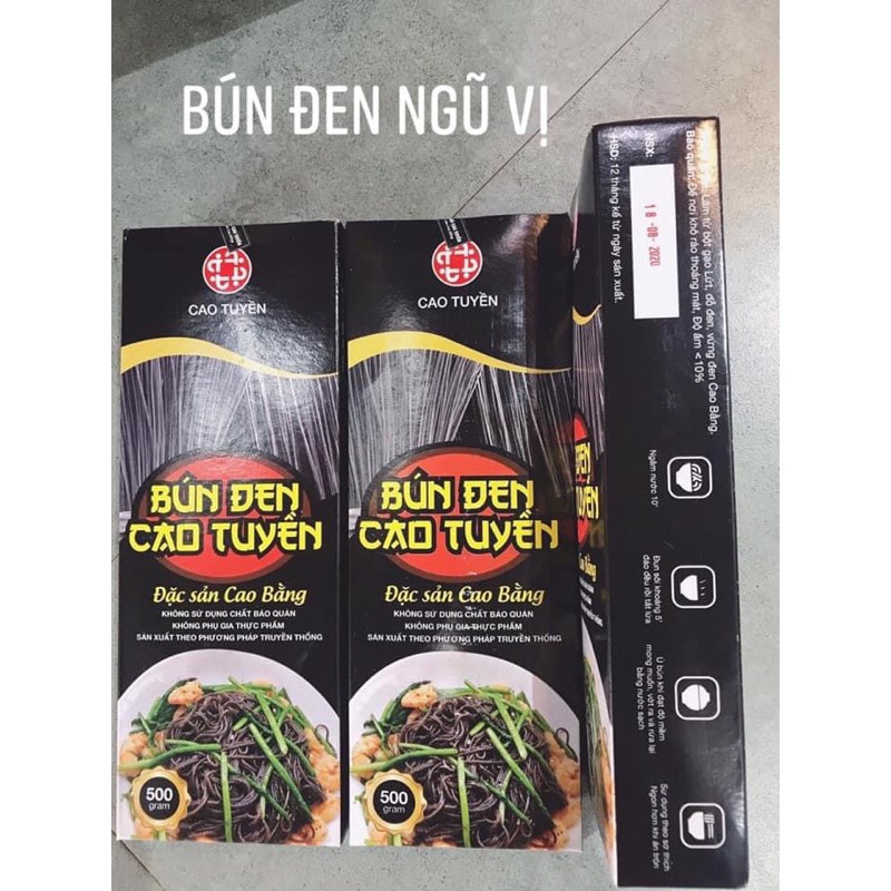 Bún đen ngũ vị Cao tuyền hộp xuất khẩu eatclean giảm cân siêu ngon.