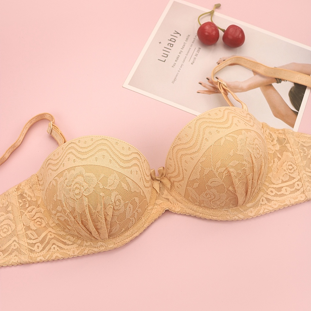 Áo Lót Quả Ngang Luperi Mút Ép Siêu Nâng Dây Tháo Rời Tiện Dụng Cho Trang Phục Hở Vai Sp87