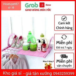 Kệ phơi đồ đa năng treo ban công