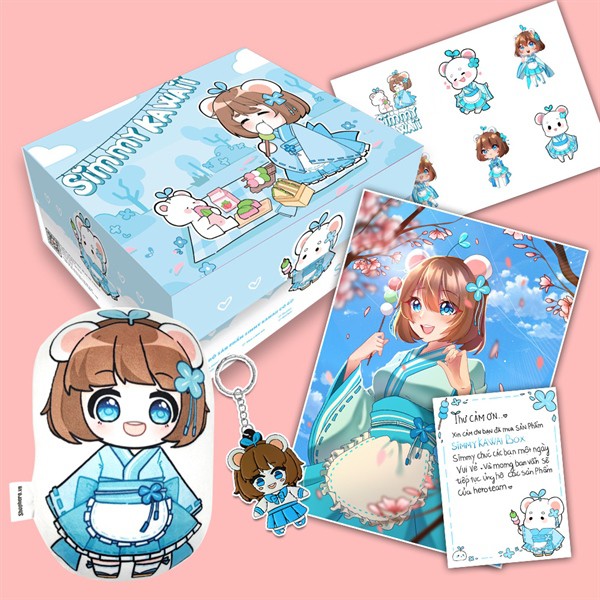 Hộp quà Simmy Kawaii Box phiên bản giới hạn năm 2021 | BigBuy360 - bigbuy360.vn