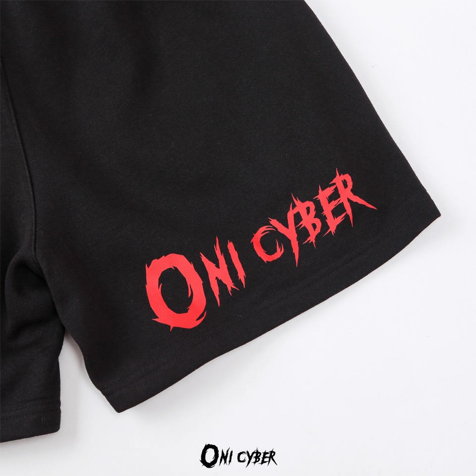 Quần đùi Unisex ONI CYBER dày dặn, Quần Local Brand phong cách hiphop chất mặc thoải mái in hình đơn giản QONI04 | BigBuy360 - bigbuy360.vn