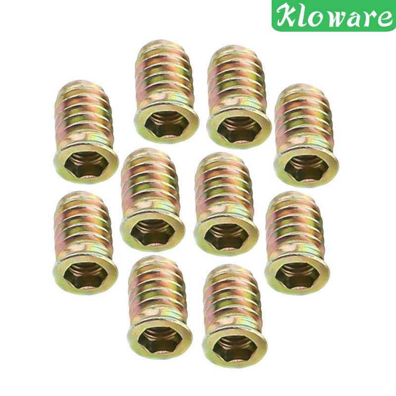 Bộ 10 Ốc Vít Đầu Lục Giác M8 * 22 Chuyên Dụng Cho Đồ Nội Thất Gỗ