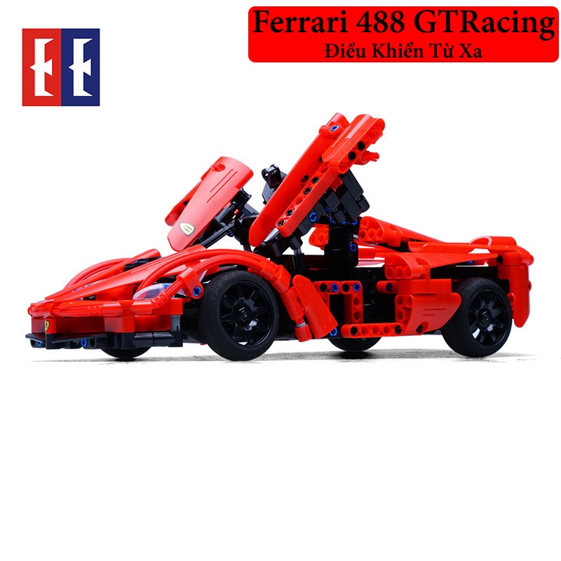 Đồ Chơi Lắp Ráp Mô Hình Siêu Xe Ferrari 488 GT Racing Điều Khiển Từ Xa C51009 Với 380 PCS