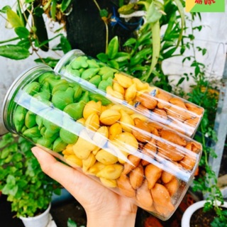 1 lon pet bánh gấu mix 3 vị - ăn vặt đồng nai