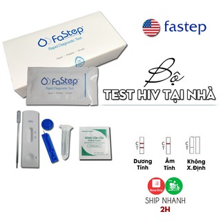 [HÀNG MỸ] Que Test HIV tại nhà FASTEP, Kết Quả Chính Xác  - Dễ Sử Dụng, Test Nhanh HIV, An Toàn, Hiệu Quả