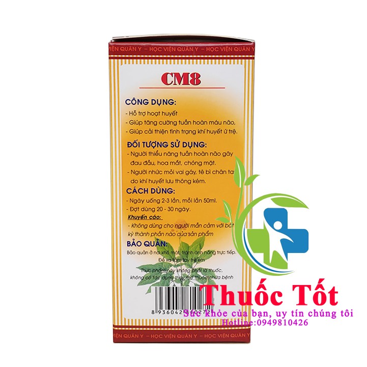 Ích Trí Kiện Não CM8 Học Viện Quân Y