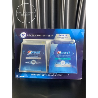[ ĐỦ BILL STORE + AIR] Set 2 Hộp Miếng dán trắng răng Crest 3D White Professional Effects & 1 Hour _ Live mua tại Mỹ