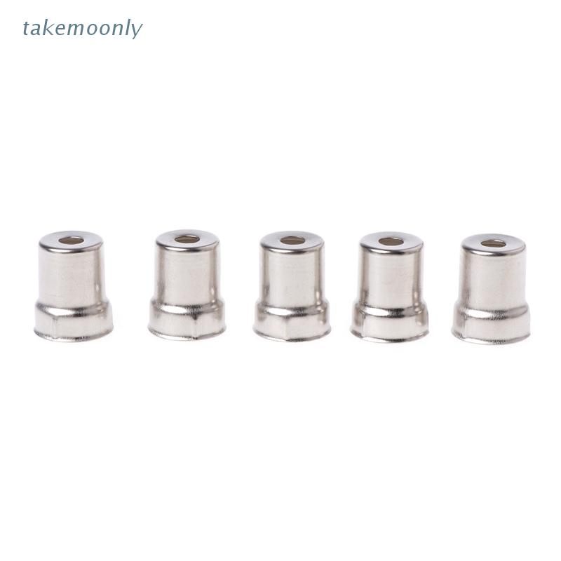 Set 5 nắp tròn bằng thép màu bạc từ tính cho lò vi sóng
