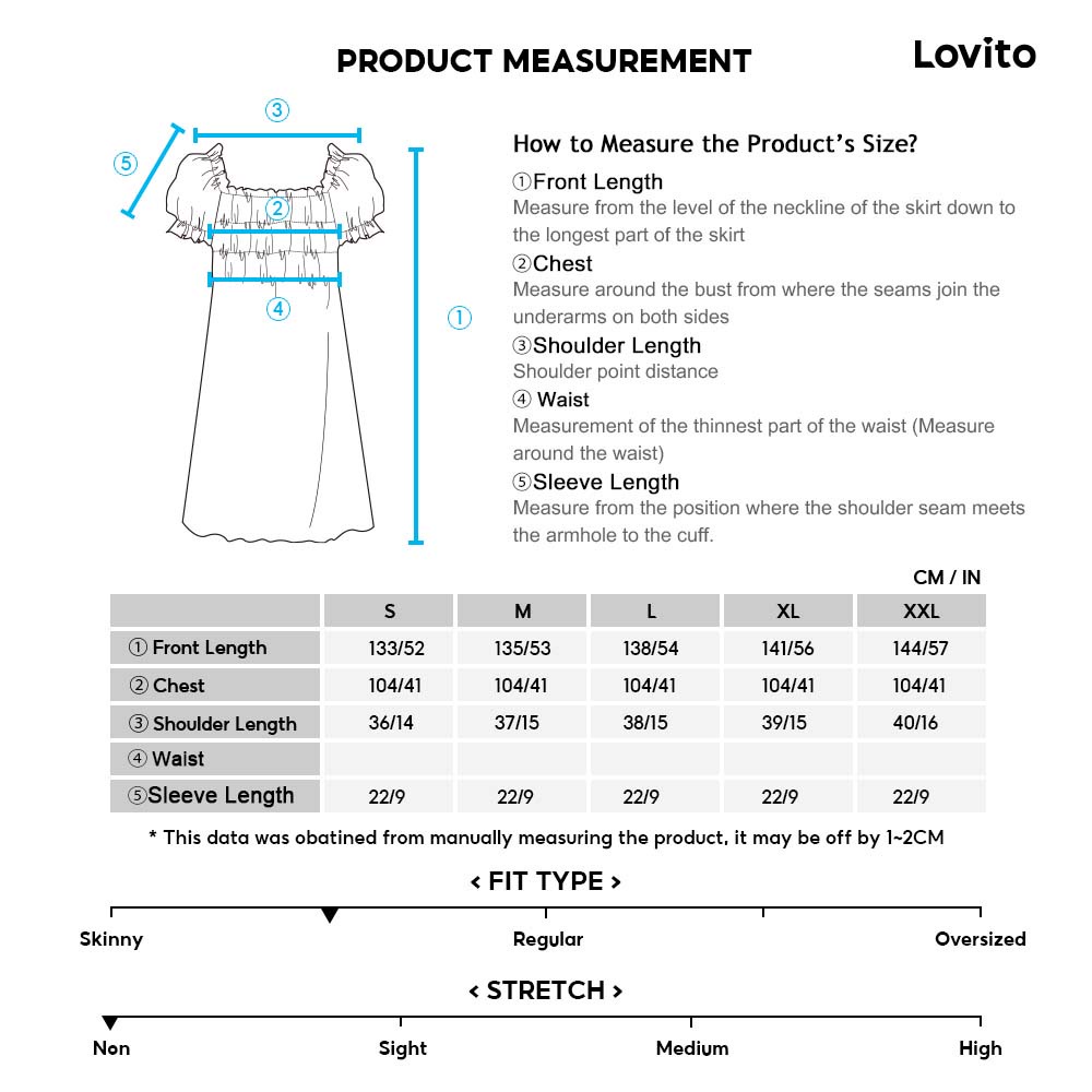 Lovito Đầm cổ chữ V xẻ sâu họa tiết chấm bi phong cách Boho màu xanh lá L12014 | WebRaoVat - webraovat.net.vn