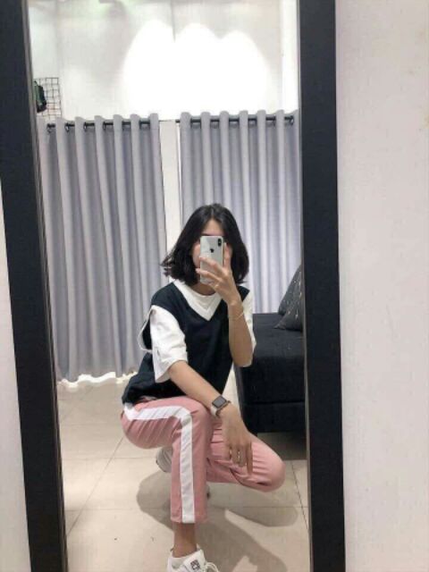 🌈FREESHIP 50K🔥 Quần kaki ống suông phối 1 sọc nam nữ (kèm ảnh thật) | BigBuy360 - bigbuy360.vn