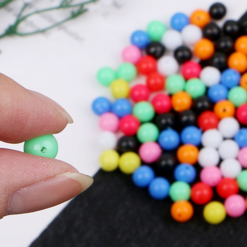 100 Phao Nổi Tròn 6mm 8mm Cho Câu Cá Tiện Dụng