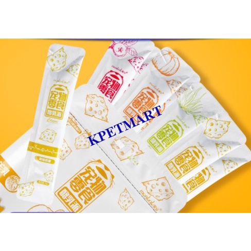 súp (xốt) sữa dê ăn dặm cho mèo con túi 6 gói 15g (90g)