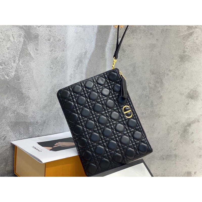 CLUTCH CẦM TAY DIOR Ô TRÁM FULLBOX