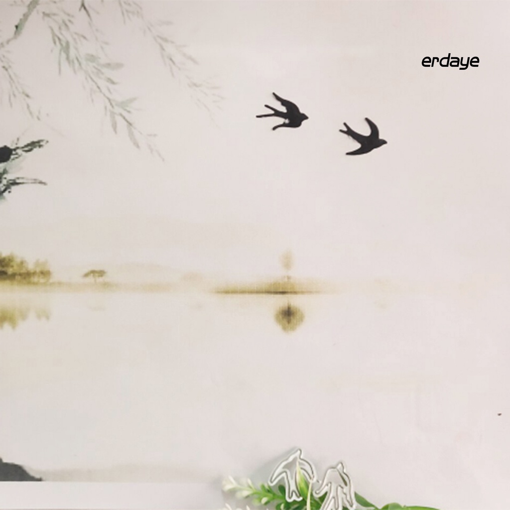 Khuôn cắt giấy làm từ thép carbon hình chú chim trang trí sổ nhật ký đẹp mắt