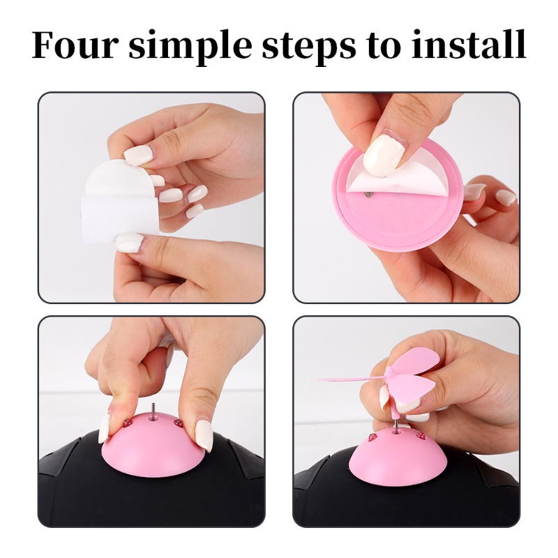 1 Bộ Chuồn Chuồn Tre Có Đèn Phát Sáng Dùng Trang Trí Mũ Bảo Hiểm