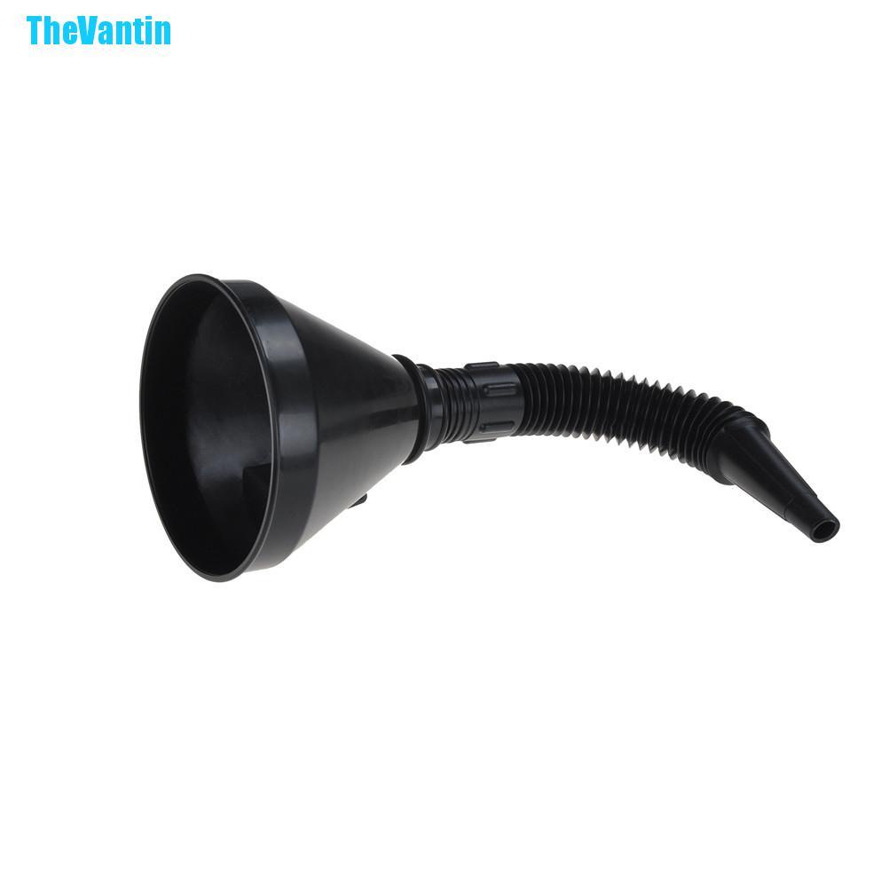 Phễu rót nhiên liệu màu đen linh hoạt tiện dụng cho xe hơi