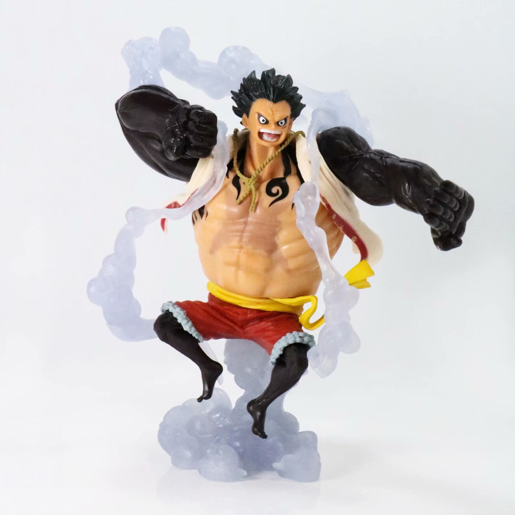 Mô hình One Piece, Nhân Vật Monkey D.Luffy Gear Four Pound Man cao 19cm | Z SHOP