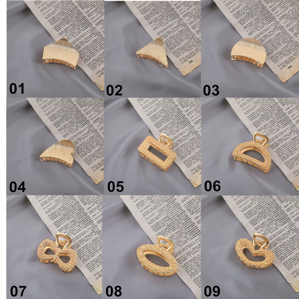 Kẹp Tóc Nơ Kim Loại Thời Trang Xinh Xắn Cho Nữ