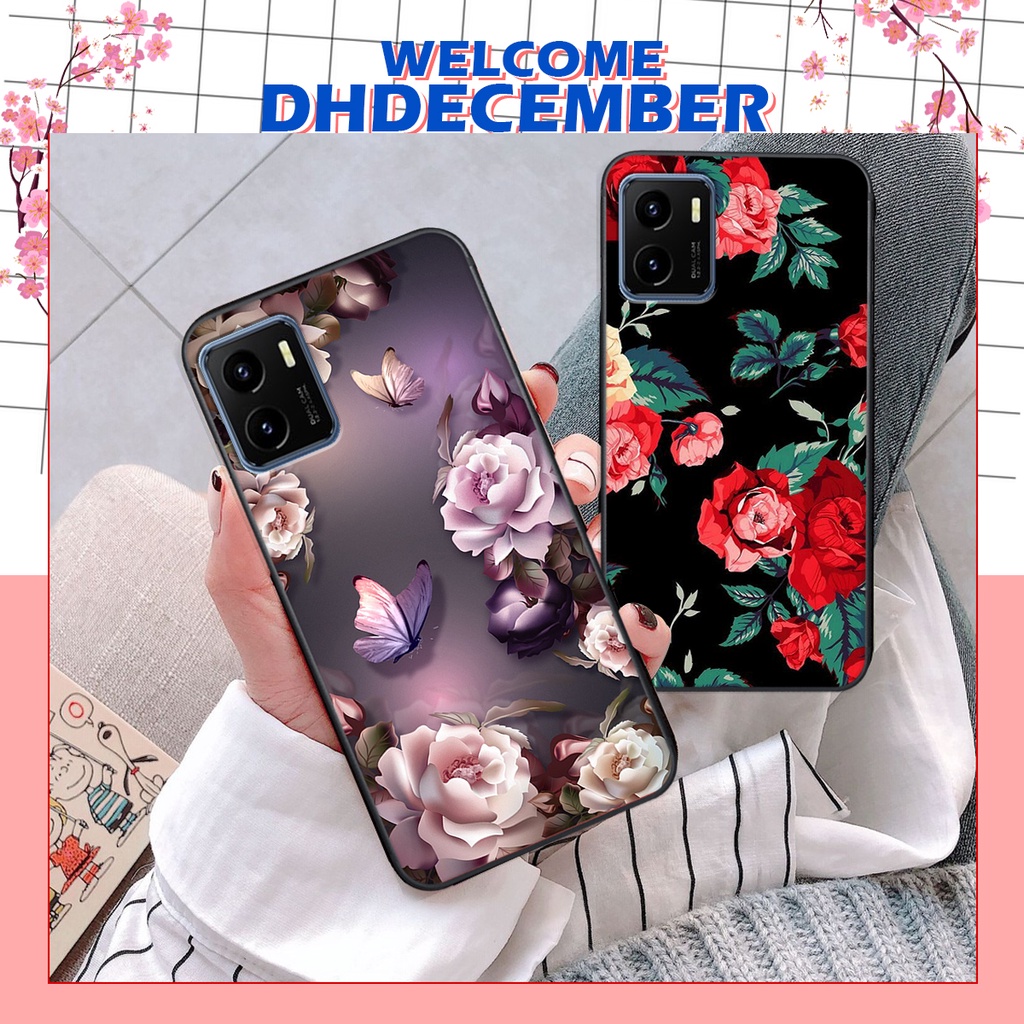 Ốp lưng Vivo Y15S in hình hoa tinh tế , mới mẻ DH DECEMBER