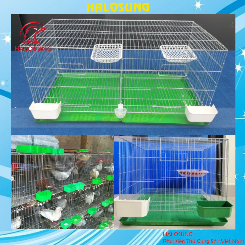 Lồng nuôi chim bồ câu Halosung chuồng nuôi chim bồ câu lồng bồ câu kèm phụ kiện LC12