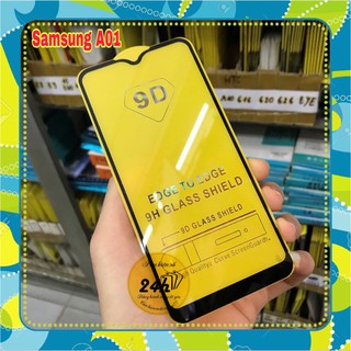 Cường Lực Samsung A01 9D Full màn hình Full Keo Thế Hệ Mới A01