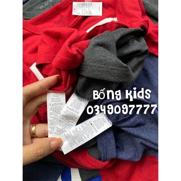 Áo Thu Bé Trai In Hình Place