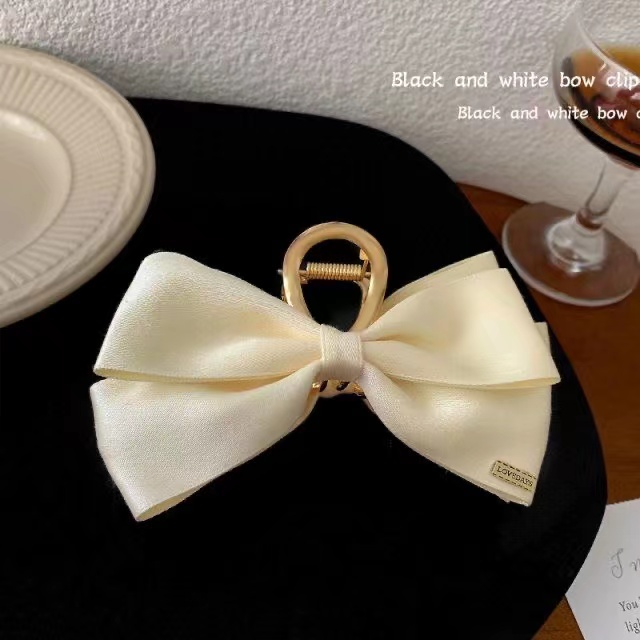 iF YOU Kẹp Tóc Hình Nơ Bằng Kim Loại Phong Cách Vintage Thanh Lịch Cho Nữ