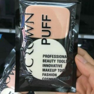 Bông phấn trang điểm crown puff 2 miếng