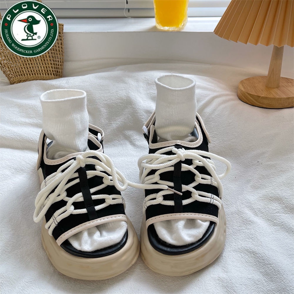 Giày Bệt Gót Thấp Thoải Mái Đa Năng Phong Cách La Mã Cho Nữ