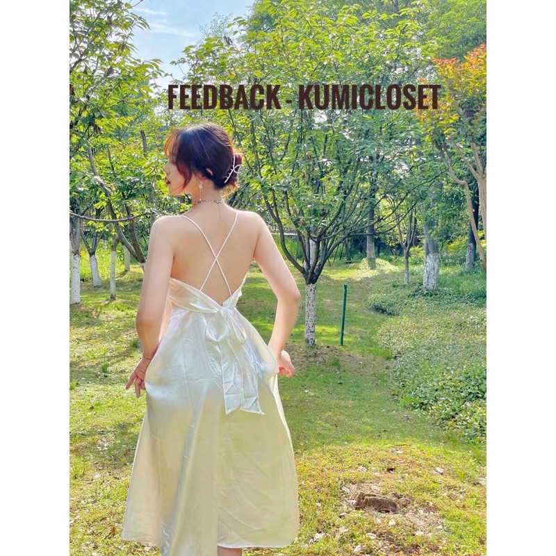 [OD] Váy maxi trắng hở lưng siêu xinh đi biển du lịch mùa hè 2021 | BigBuy360 - bigbuy360.vn