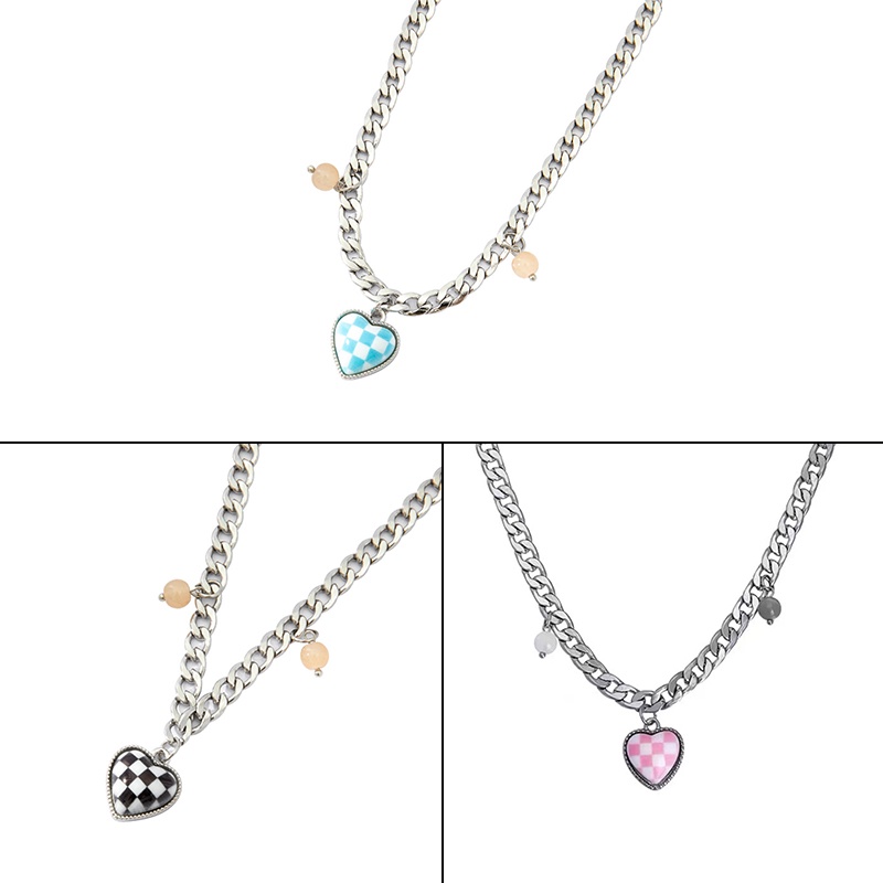 Vòng Cổ Choker Mặt Trái Tim Thời Trang Dành Cho Nữ