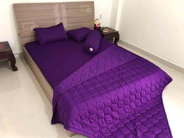 Bộ CHĂN GA THUN LẠNH HÀN QUỐC - MÀU TRƠN | BigBuy360 - bigbuy360.vn