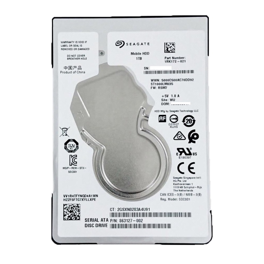 Ổ Cứng Seagate Gắn Trong HDD 2.5 inch cho PS4, PS3 và Laptop - NEW