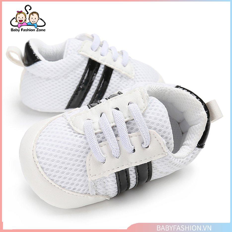 Giày Sneaker Cao Su Tập Đi Chống Trượt Cho Bé (0620)