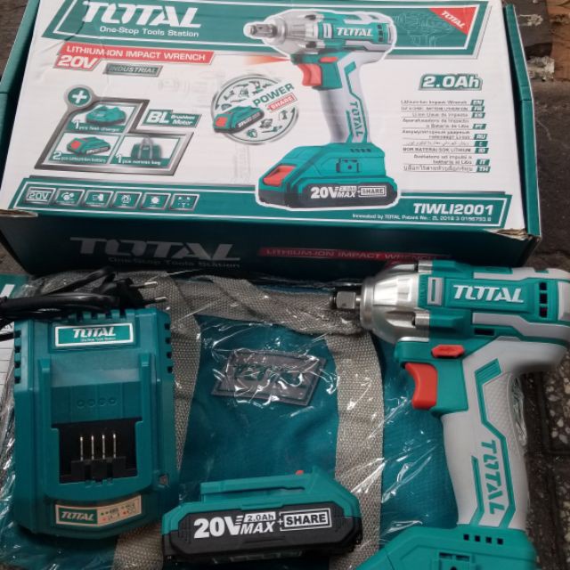MÁY SIẾT BU LÔNG DÙNG PIN 20V  TOTAL TIWLI2001 - HÀNG CHÍNH HÃNG