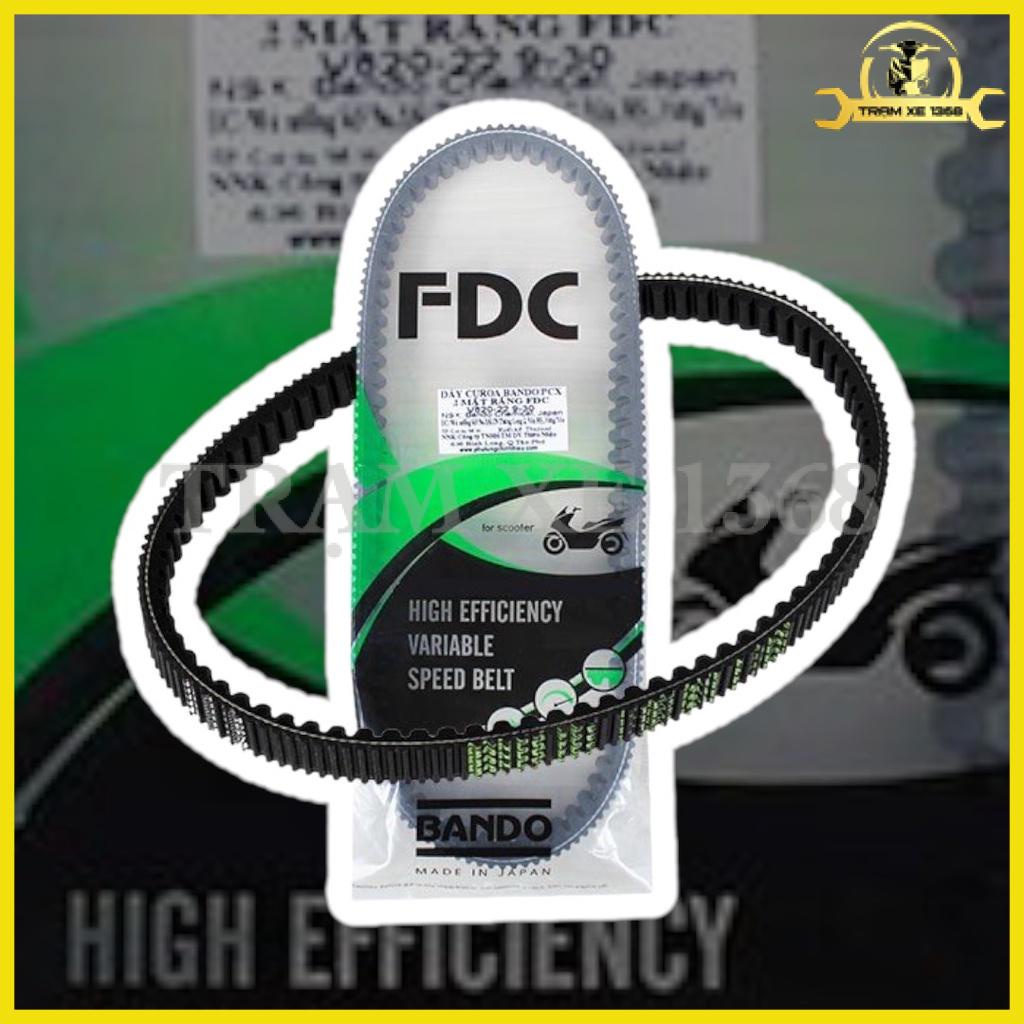 Dây Curoa Bando FDC Nhật Bản 2 Mặt Răng Dùng Cho AB 125 150 PCX Vairo SH Mode Lead 125 (FDC Japan và FDC India)