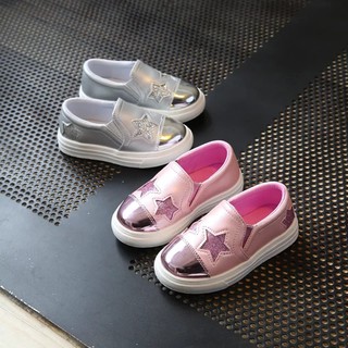 Slip on Girls Giày Họa Tiết Ngôi Sao HL05
