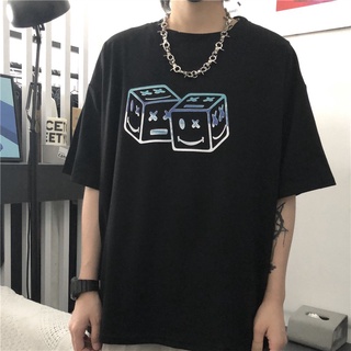 Áo thun unisex form rộng, áo phông nam nữ Xúc Xắc - quyenbaostore